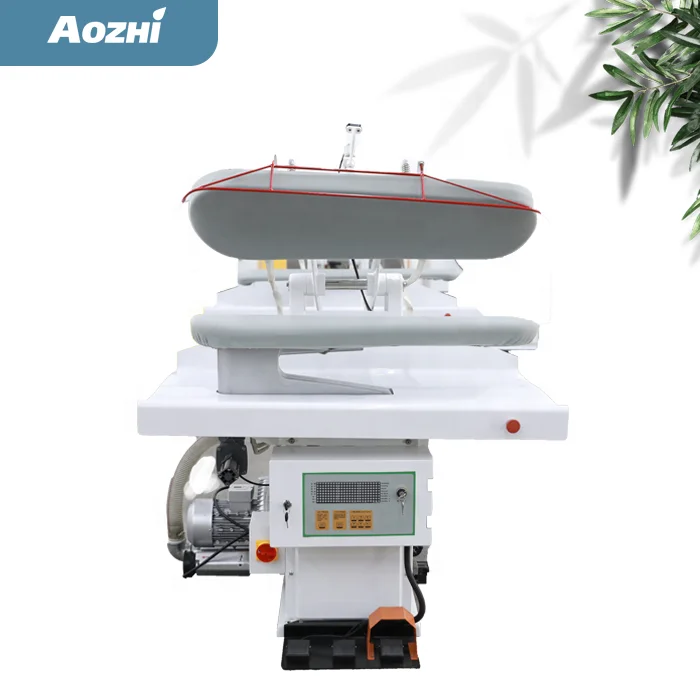 وافق CE الملابس الصناعية البخار الصحافة الساخنة التجارية نظافة جافة معدات الكي آلة الضغط الأوتوماتيكية