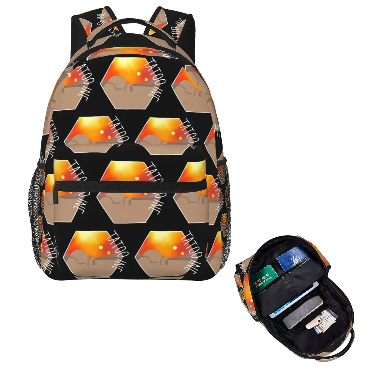 

Double Sun Planet Student Backpack School Bag Hiking Travel Daypack for Boys Girls Fashion Bookbag Shoulder Bags