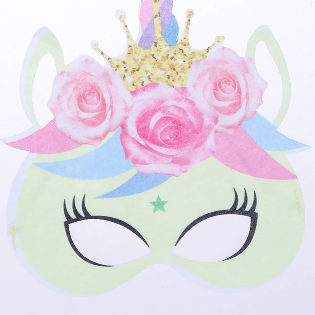 

Unicorn Mask For Premium Paper Costume Mask Birthday Party Masquerade Cosplay Photography Accessory Play Pretend