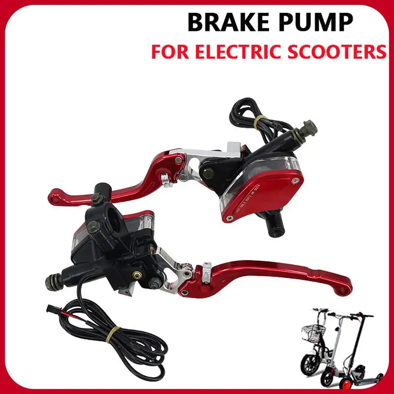 For Electric Vehicle Disc Brake Upper Pump With Hydraulic Pump Brake Handle Lever for Citycoco Modified Accessories Parts