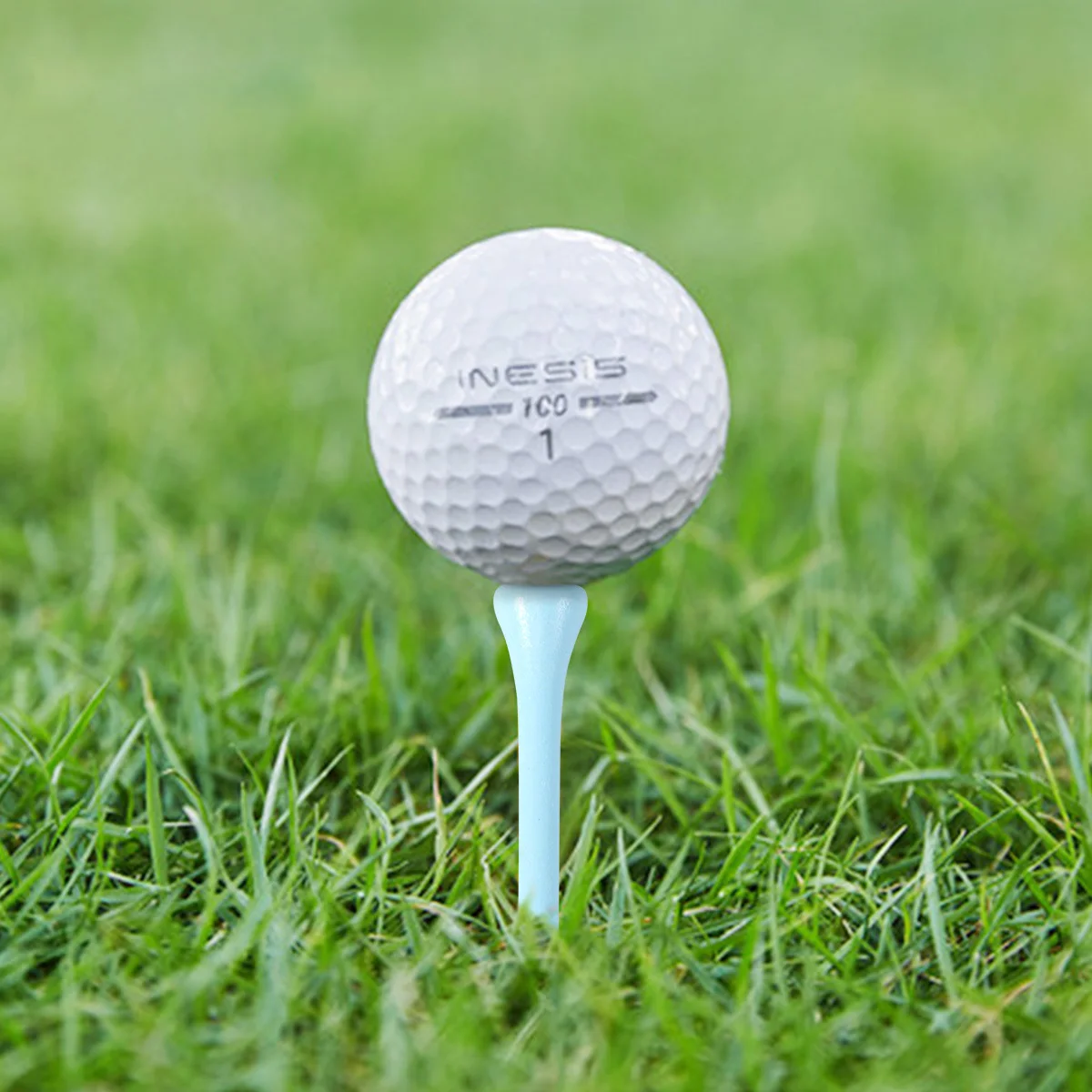 

100Pcs 7cm Yards Wooden Tees Durable Multipleplastic Materials Depth Longer Straighter Drives Blue