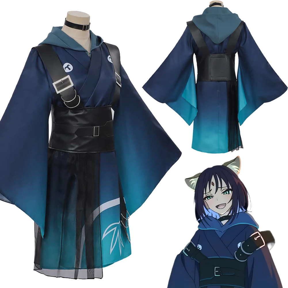 

Фантазия Аниме: Космическая принцесса Кагуя Сакайори Ироха ‌ Женский карнавальный костюм для Хэллоуина и вечеринок