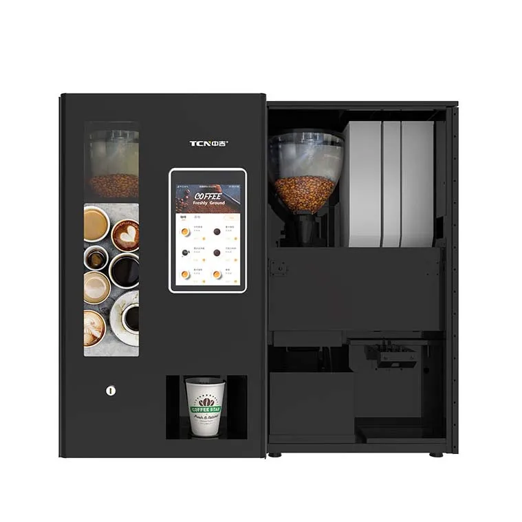 TCN Convenient Hot Bean To Cup Coffee Vendor Instant Desktop Coffee Vending Machine