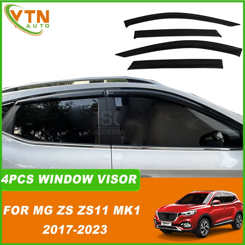 

For MG ZS ZS11 ZS EV MK1 2017 2018 2019 2020 2021 2022 2023 Car Side Windows Visors Deflectors Rain Guards Sun Visor
