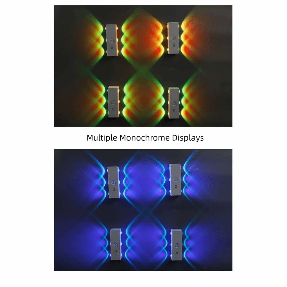 

3 colors / RGB Motion Sensor Wall Light Magnetic Dimmable RGB Wall Lamp USB Rechargeable Smart Sensor Under Cabinet Light