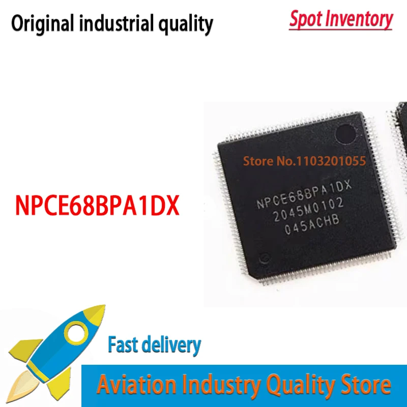 1~10PCS/LOT  NPCE68BPA1DX QFP  NPCE68NEW and Original in Stock