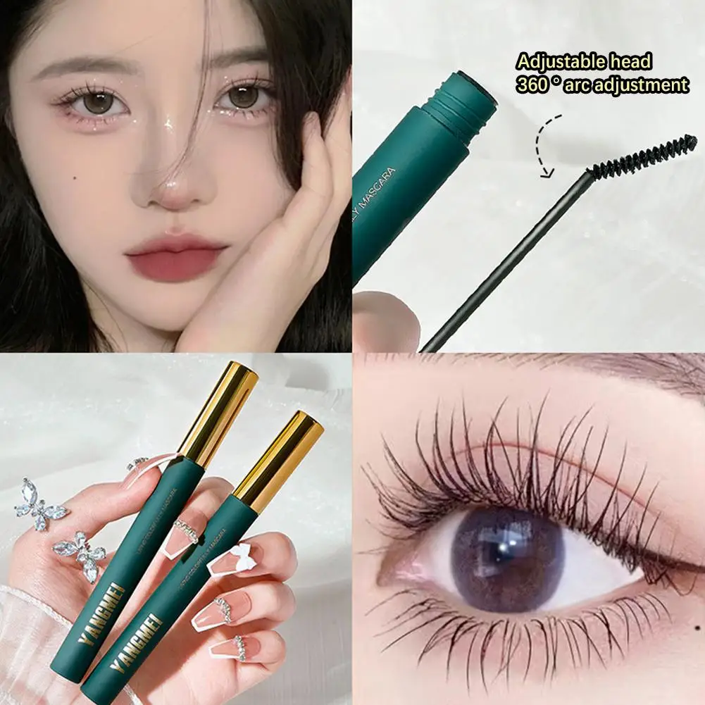 Ultrafijne krullende mascara Wimpermascara Vlekvrij Langdurig Waterdicht Dikke verlenging Wimpermake-up voor natuurlijke uitstraling