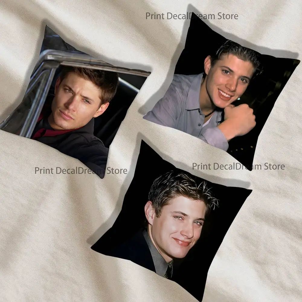

Dean J-Jensen Ackles Cushion For Bedroom Car Coffee Shop Room and Living Room Sofa Decorative Pillow Cover Case