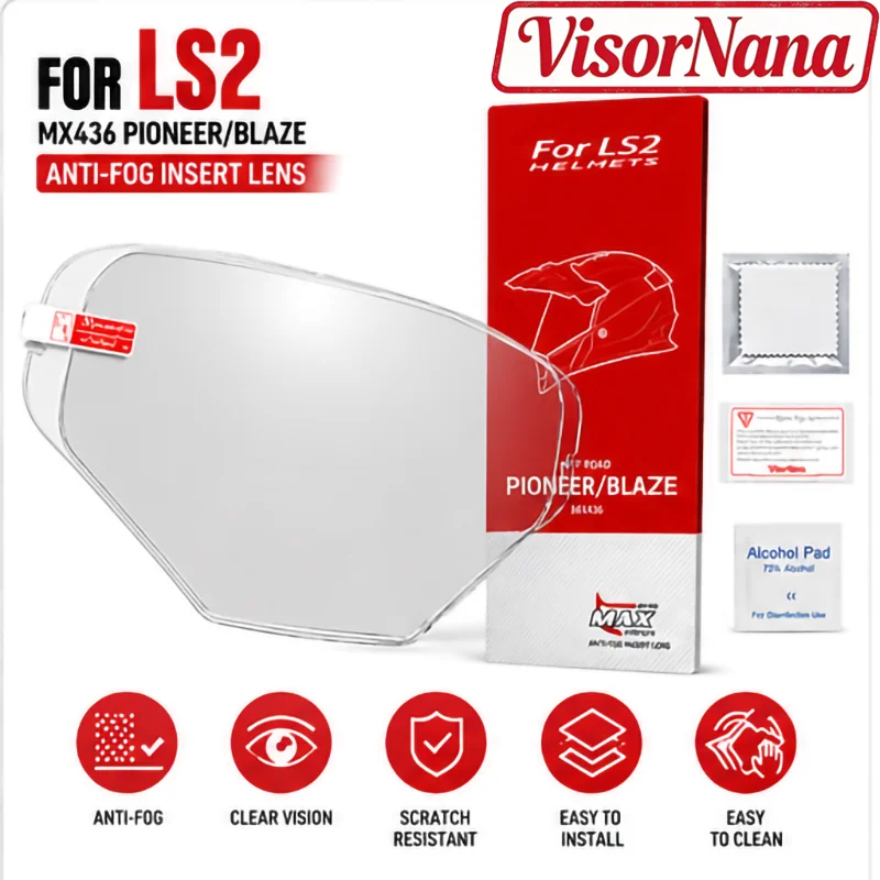 

Anti fog film for LS2 MX436 PIONEER EVO BLAZE helmet Lens visor clear Anti fog patch visor Inserts