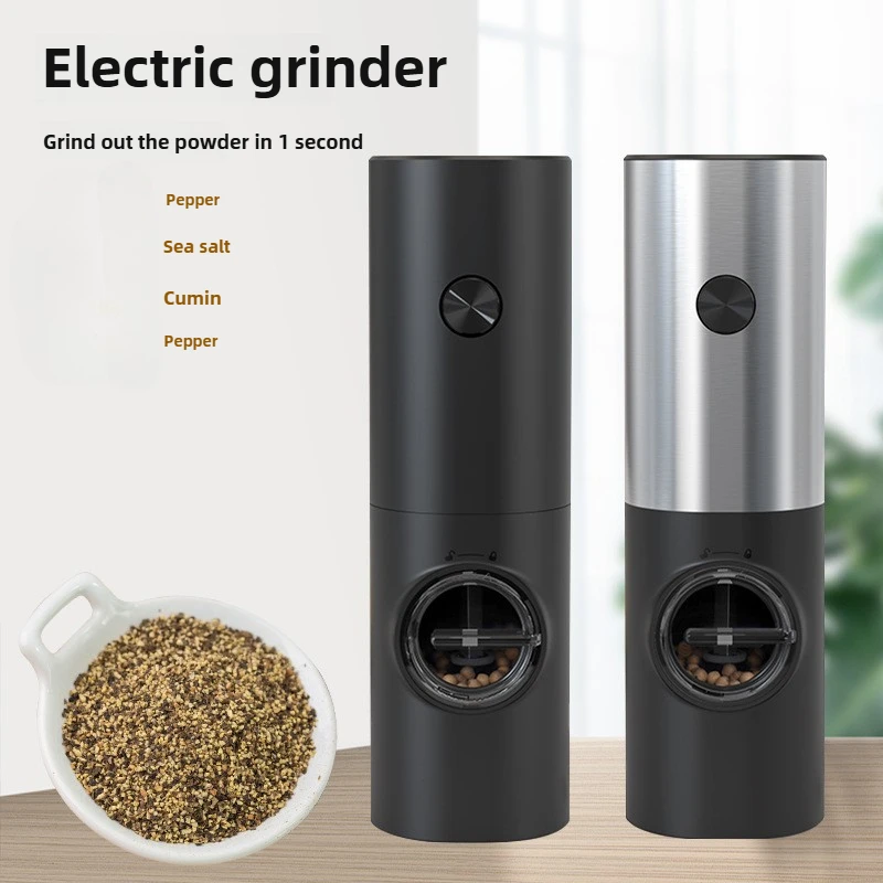 

Electric Automatic Salt and Pepper Grinder Set Rechargeable Battery Gravity Spice Mill Adjustable Spices Grinder Kitchen tools