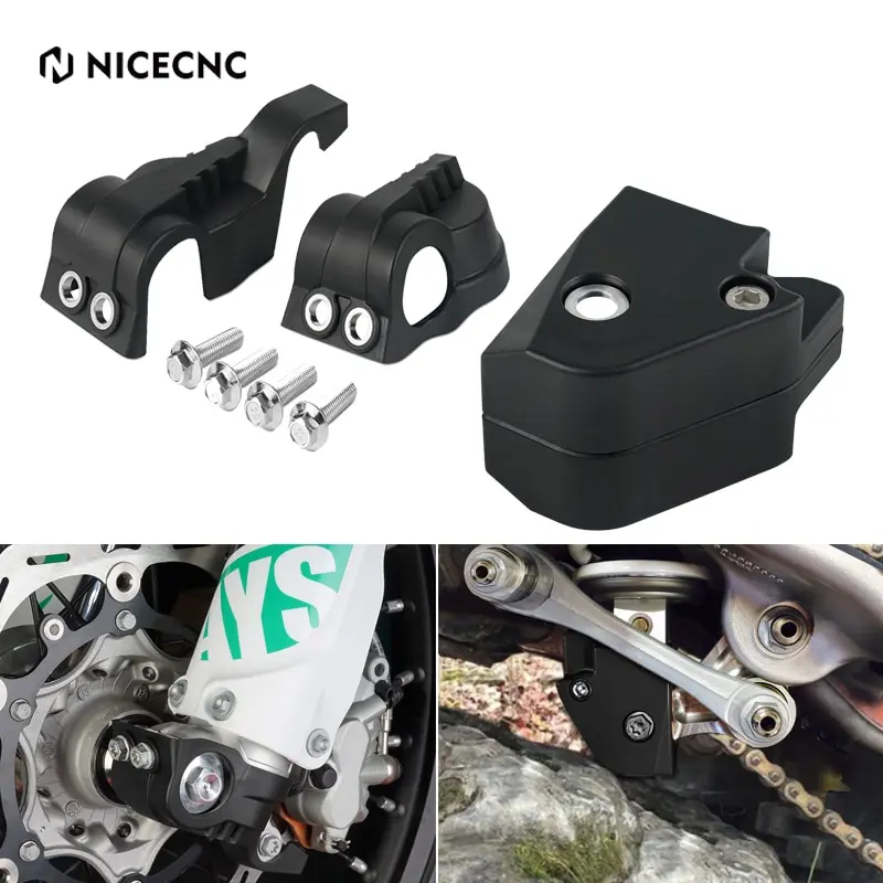 

Fork Bottom Shoe Guard & Linkage Guard For Husqvarna TE 300 FE 350 450 501 KTM SX 125 SXF 450 2014-2022 GasGas EC 300 2021-2022