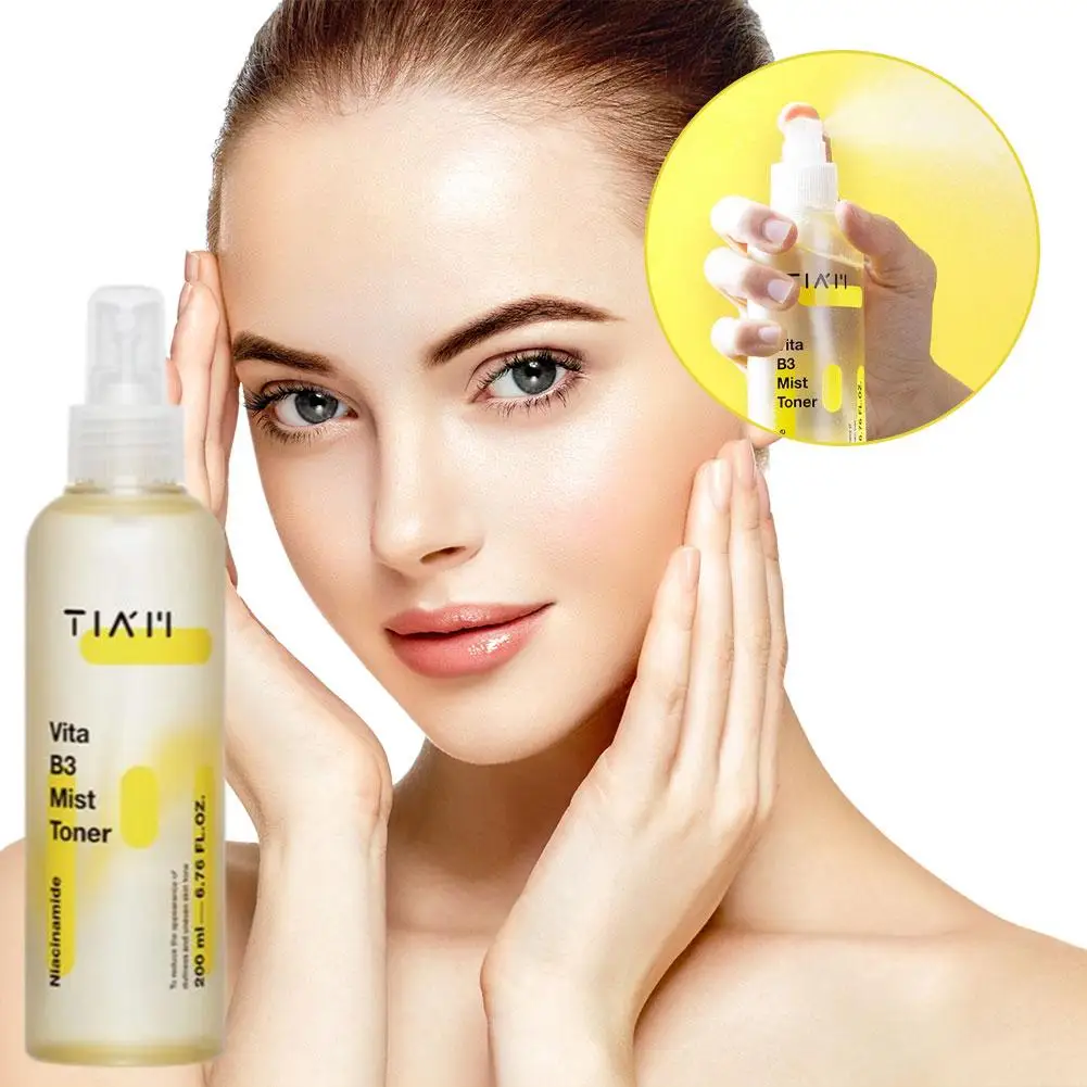 بخاخ تونر تيام فيتا B3 200 مل يضيء ويزيل البقع ويقلص المسام ويوازن الزيت ويخفف البشرة وترطيب جميع أنواع البشرة #3