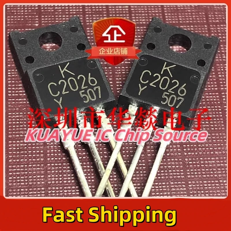 10PCS-30PCS  KTC2026-Y  C2026-Y   TO-220F  60V  3A   Quality Fast Shipping  In Stock