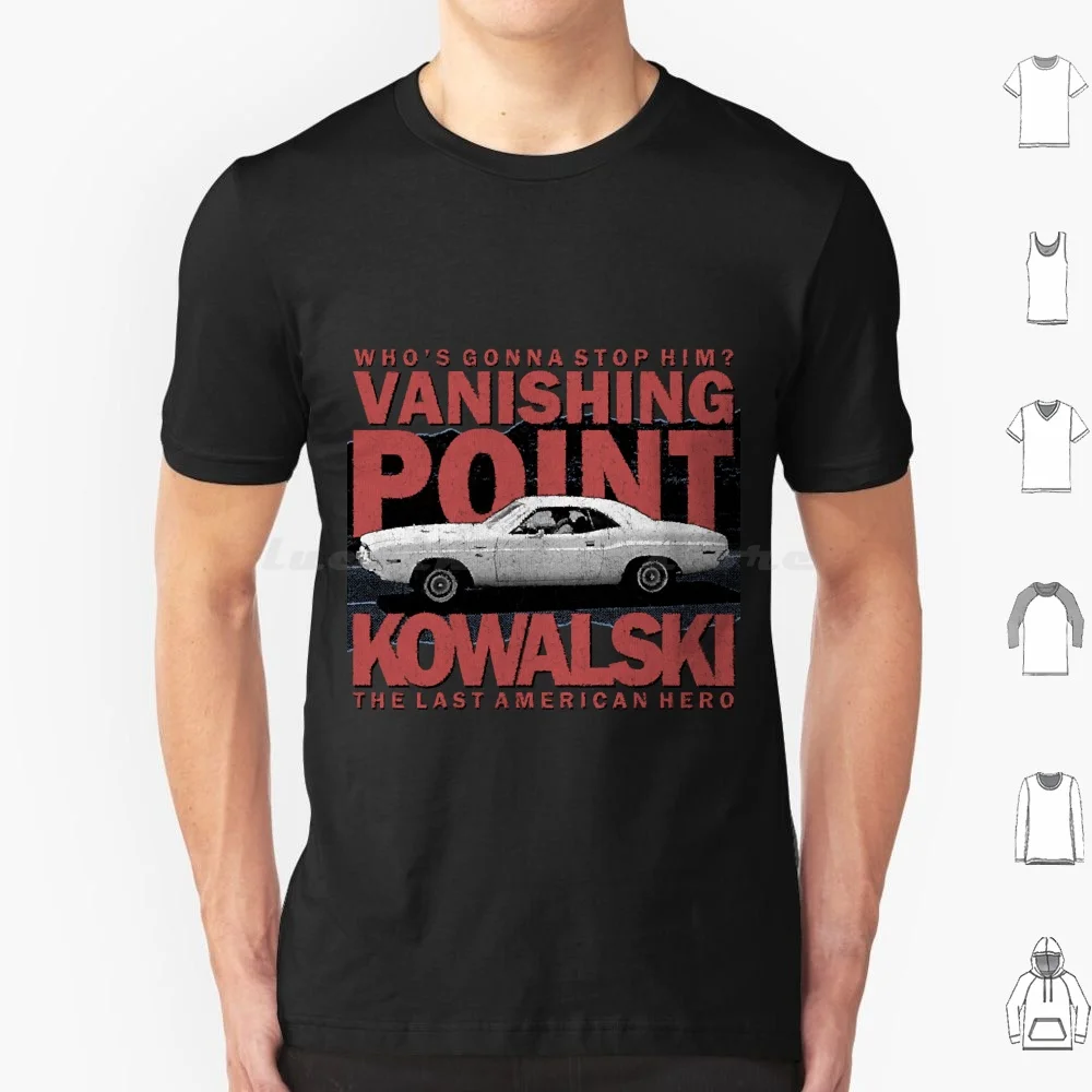 Vanishing Point T Shirt Big Size 100% Cotton 70s Challenger Cult Classic Challenger Charger Eleanor Kowalski Muscle Cars