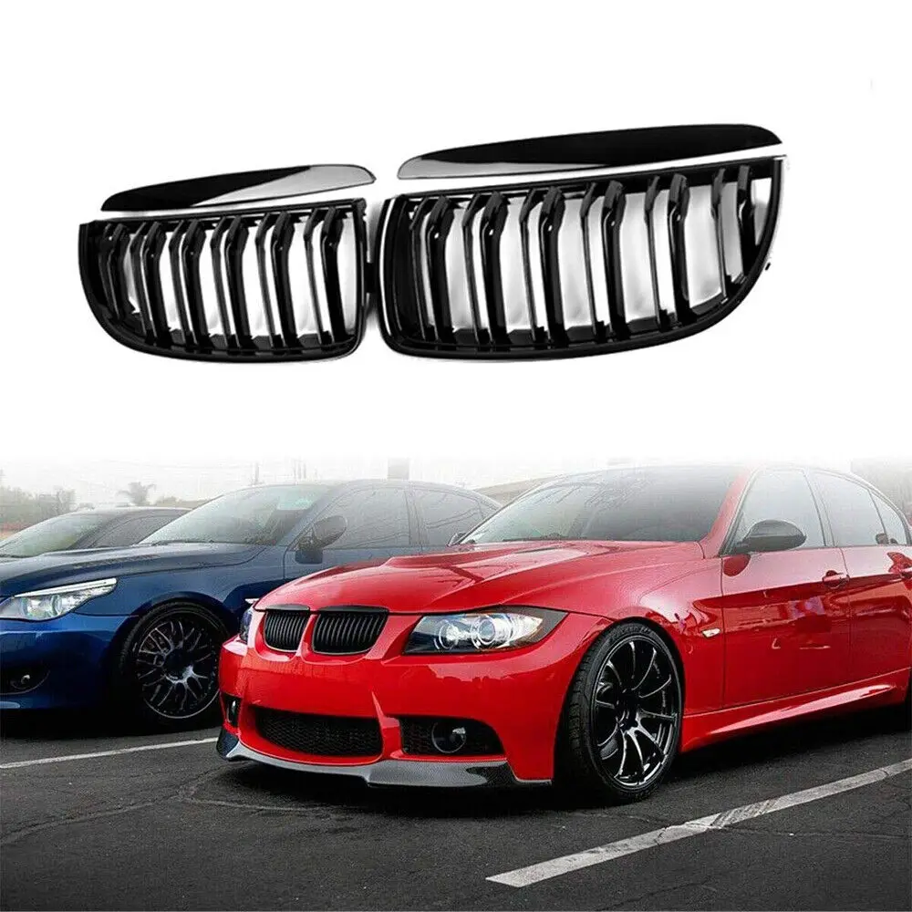 Car Front Grille Anti-scratch Decoration Modified Accessories Compatible For 3 Series E90 E91