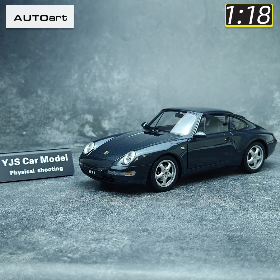 Porsche 911 (993) Carrera Red Blue Black 1/18 AUTOART Metal diecast car model Static decoration Holiday gift collection