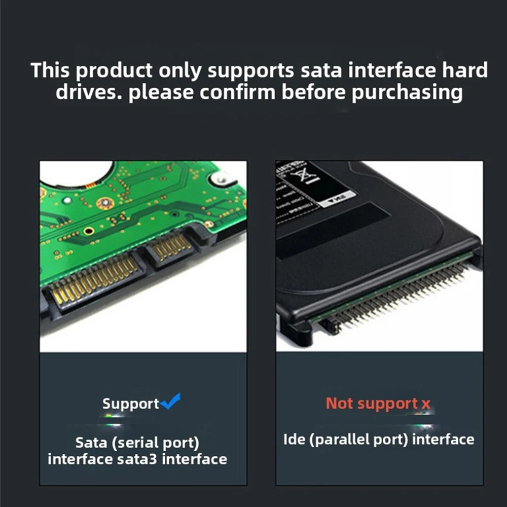 Gabinete de disco rígido transparente usb3.0 interface sata ssd mecânico universal gabinete de disco rígido de 2.5 polegadas para armazenamento móvel