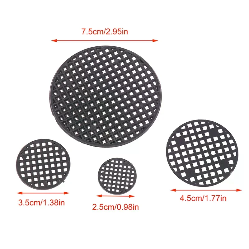 50 قطعة حصيرة شبكة سفلية متعددة الوظائف زهور شبكة وسادة ثقب بونساي حوض أسفل تنفس طوقا البستنة اكسسوارات #4