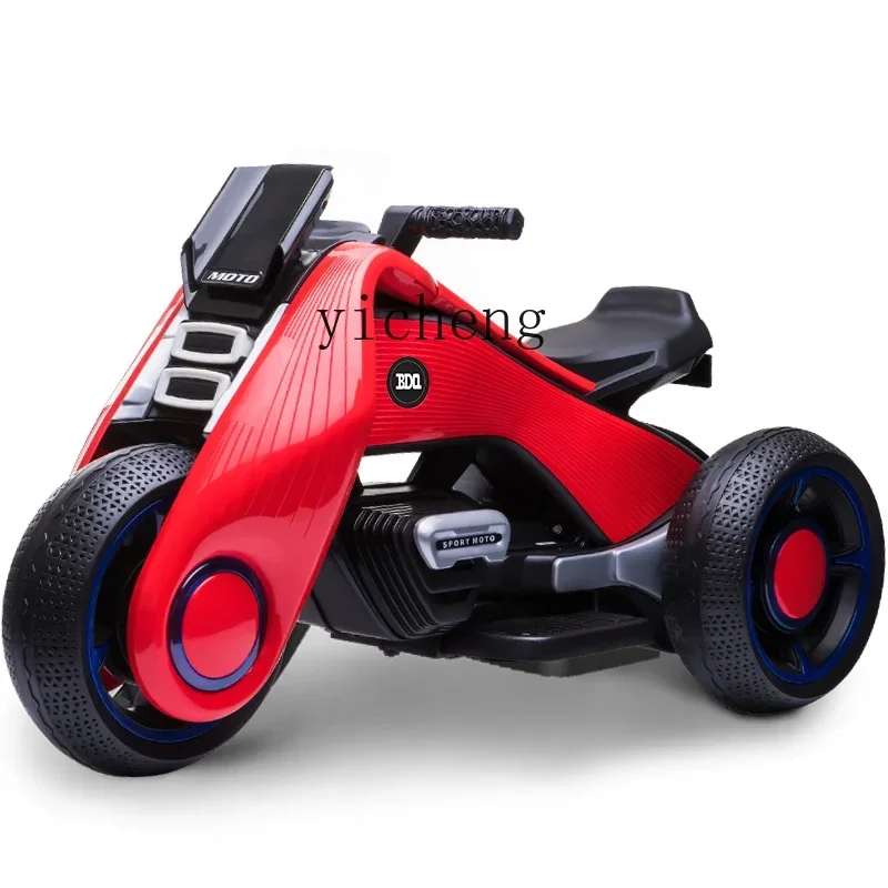 Children's Electric Motor Cool Electric Three-Wheel Double Seat Double Drive Powerful Electric Stroller