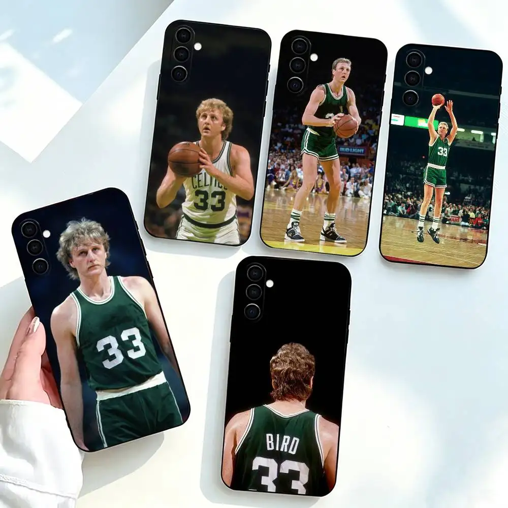 basketball Larry Bird-d  Phone Case For Samsung Galaxy A73,A72,A71,A70,A53,A52,A51,Soft Silicone Black Cover