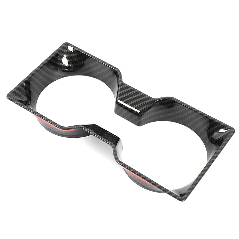 

For Land Rover Defender 90 110 130 2025+ ABS carbon fiber car central control water cup frame decoration sticker Car accessories