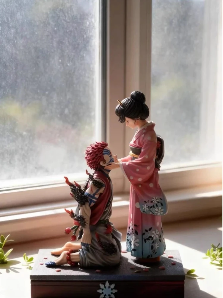 

Аниме-фигурка 2026 Demon Slayer: Аказа и Коюки (два персонажа), статуэтка из ПВХ, настольное украшение, подарок для коллекционеров аниме