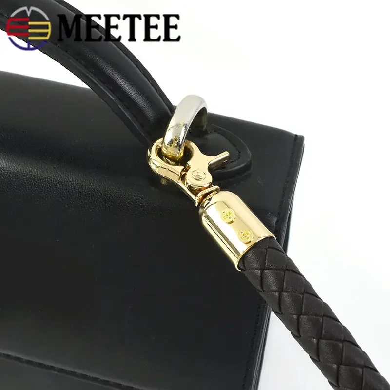 2/4/10Pcs Meetee Metal Buckles Bag Handle Strap Belt Cap Hook Lobster Snap Clip Clasp Buckle Handbag Hanger Hardware Accessories