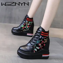 Luxury Women Sneakers 2024 Casual Shoes Breathable High Quality Comfortable Female Ladies Platform Shoes Sneakers for Women 10cm