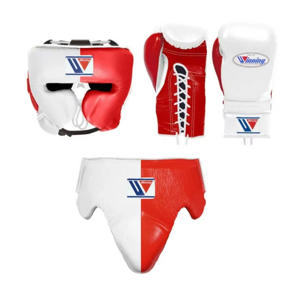 

Professional Winning Boxing Set – Genuine Leather Gloves for Martial Arts & Fitness Training, High-Quality Boxing Equipment