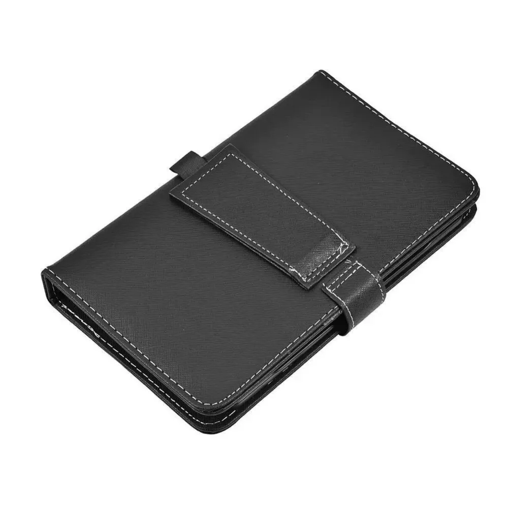 Black Keyboard Protective Cover Wireless Shockproof Keyboard Phone Case with Stand Scratch-resistant