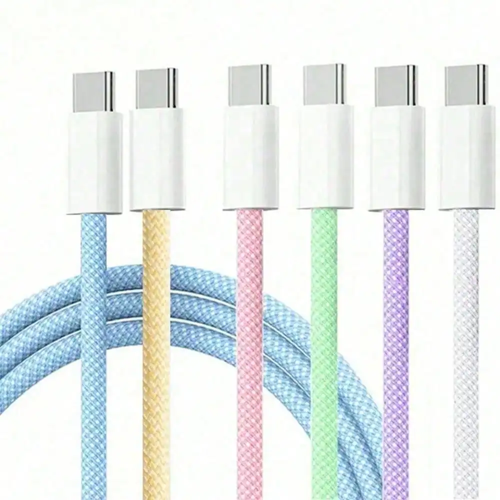 

Кабель для быстрой зарядки USB-C на Type-C 60 Вт — 1 метр / 2 метра / 3 метра, нейлоновый кабель для быстрой зарядки и передачи данных Type-C на Type-C