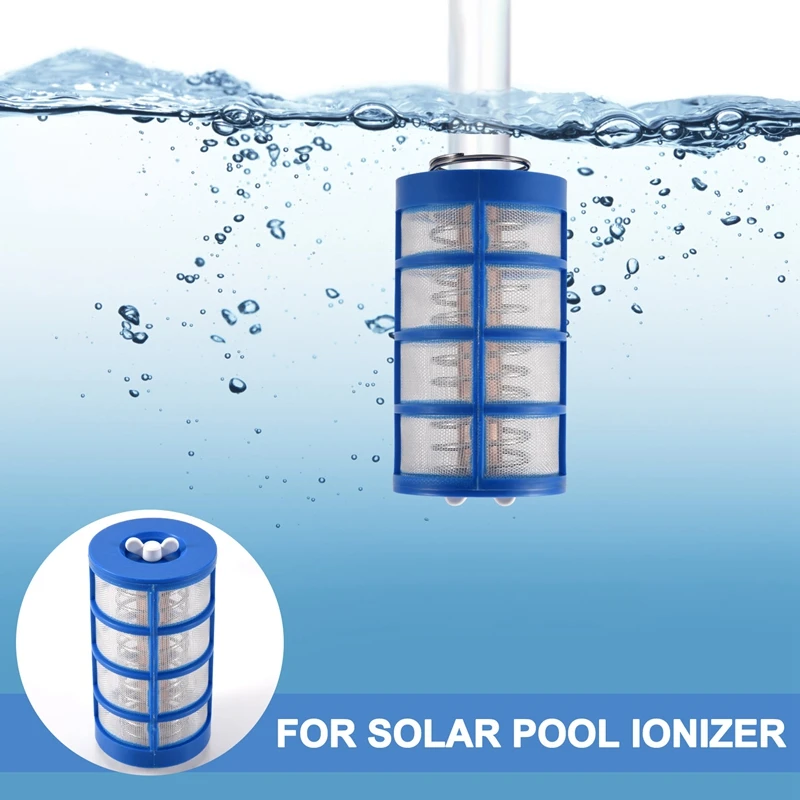 Solar Pool Ionizer Replacement Copper Anode And Basket Screen For Solar Pool Ionizer Purifier Purifiers