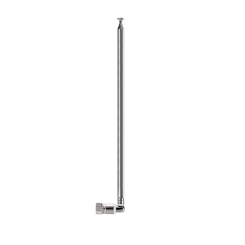 T23C TV/3.5 Adapter F Type Telescopic Aerial Antenna Portable Extendable Indoor Antenna For Stereo Receiver And Tuner