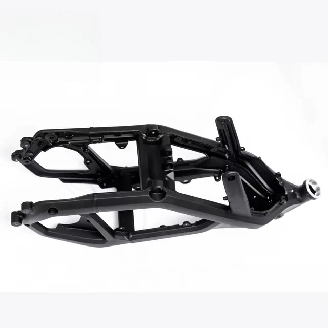 Renhang Original Factory-Made 6061 Aluminum Alloy Forged Anodized Black Frame for Shineray EX2 Off-road Motorcycle Body System