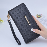Ladies Zipper Purse Large Capacity Practical Hand Wallet Woman PU Leather Fashion Female Long Section Wallet Women Wallet 2024