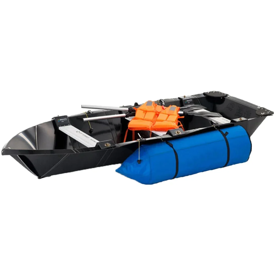 3.2m Portable Folding Boat Luya Fishing  Boat 2/4/6 Person High Speed Hard Bottom Assault Boat