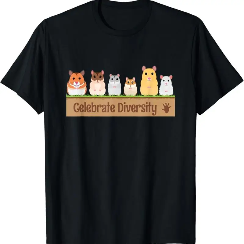 Cute Celebrate Diversity Pet Owners T Shirt for Hamster Lovers