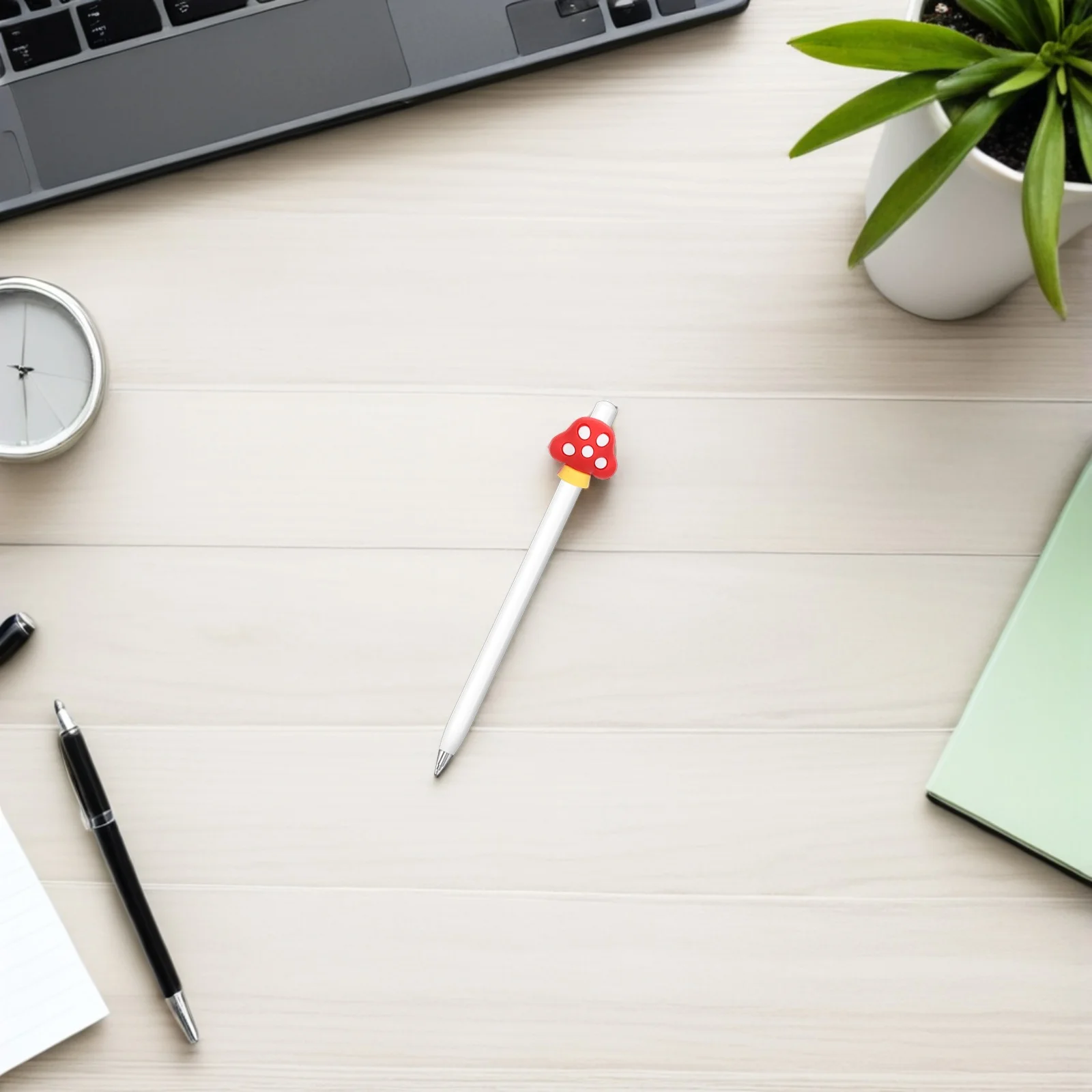 

30Pcs Mushroom Pencil Topper Clip-on Decoration Soft PVC Pencil Charms for Classroom Activities School Incentives Kids