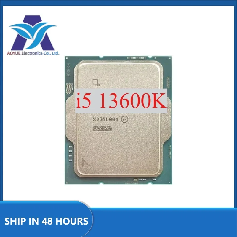 1pcs/lot Intel Core i5 13600K 3.5GHz 14-Core 20-Thread CPU 125W LGA 1700 Used Test perfect