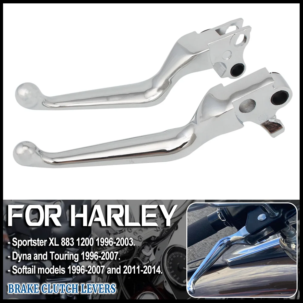 

CNC Brake Clutch Lever Motorcycle Hand Levers For Harley Sportster XL 883 1200 Dyna Touring Road King Heritage Softail Fat Bob