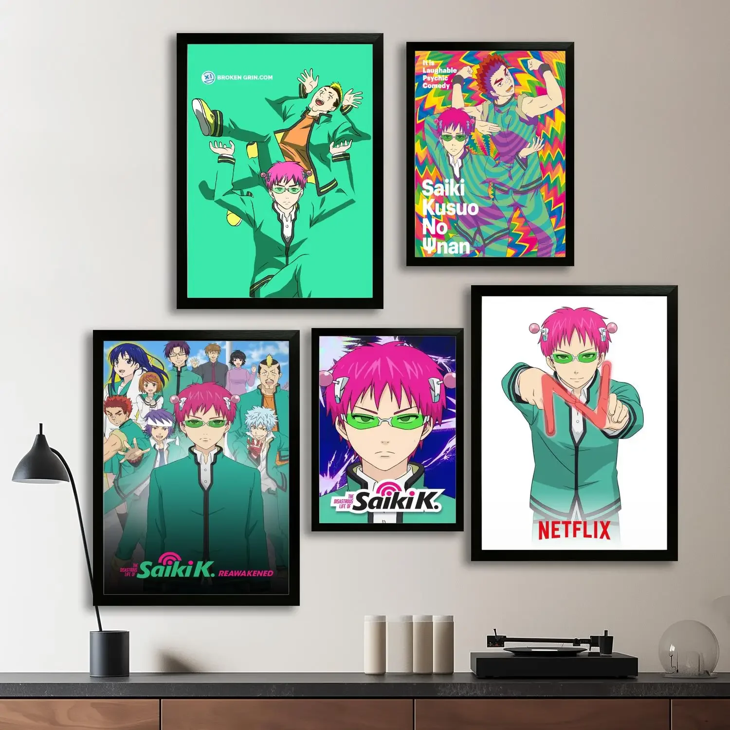 The Disastrous Life Of Saiki K Canvas Art Poster and Wall Art,Modern Family Bedroom Decor, Posters,Decorative painting