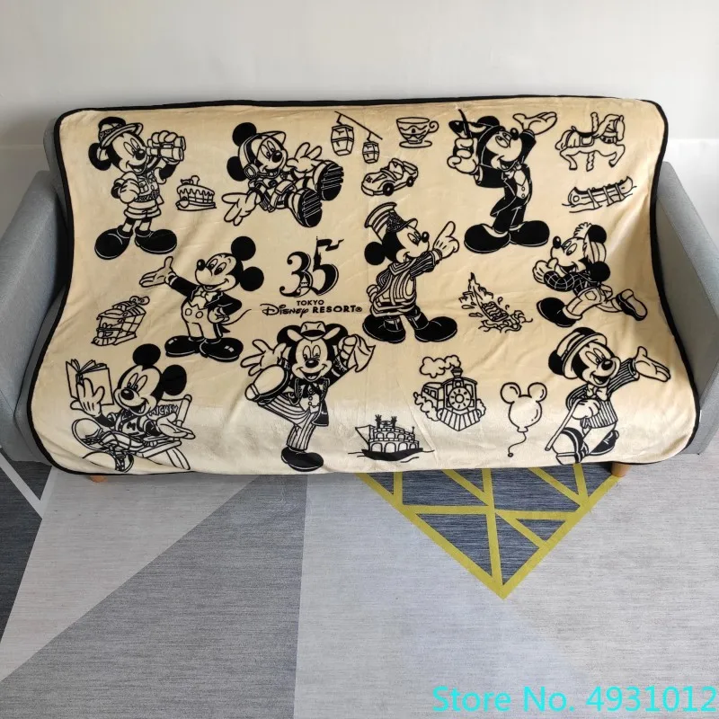 Cartoon Winnie Mickey Minnie Princess doppia coperta di flanella su entrambi i lati 100x140cm bambini bambini ragazze regalo TV divano letto copertura