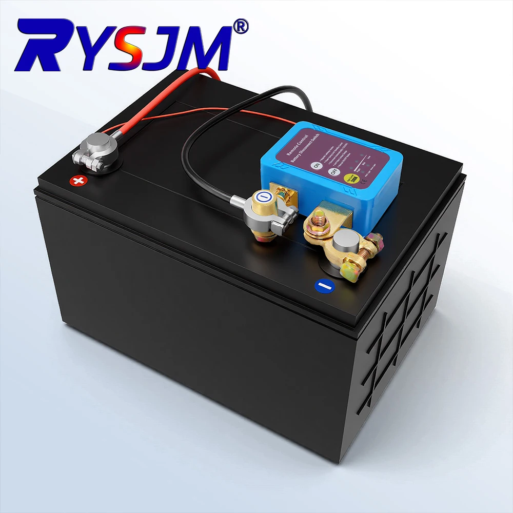12V Battery Master Disconnect Switch, Battery Master Switch with Remote, Heavy Duty Car Battery Kill Switch with Remote Control