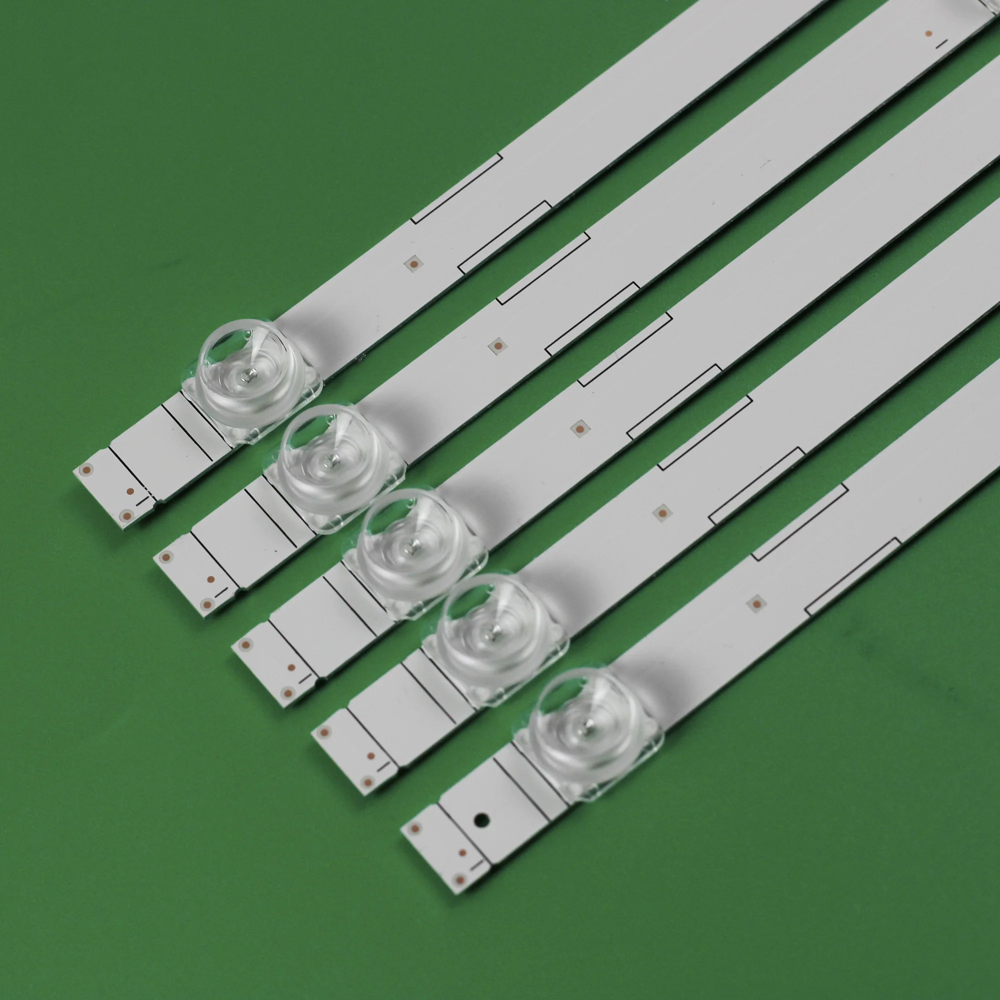 Baru 5Pcs/Kit Strip LED untuk HISENSE TV H58A6100 H58AE6000 H58AE6100UK CRH-BK58S13030T051087D-REV1.2 W JL.D580A1330-365AS-M_V02