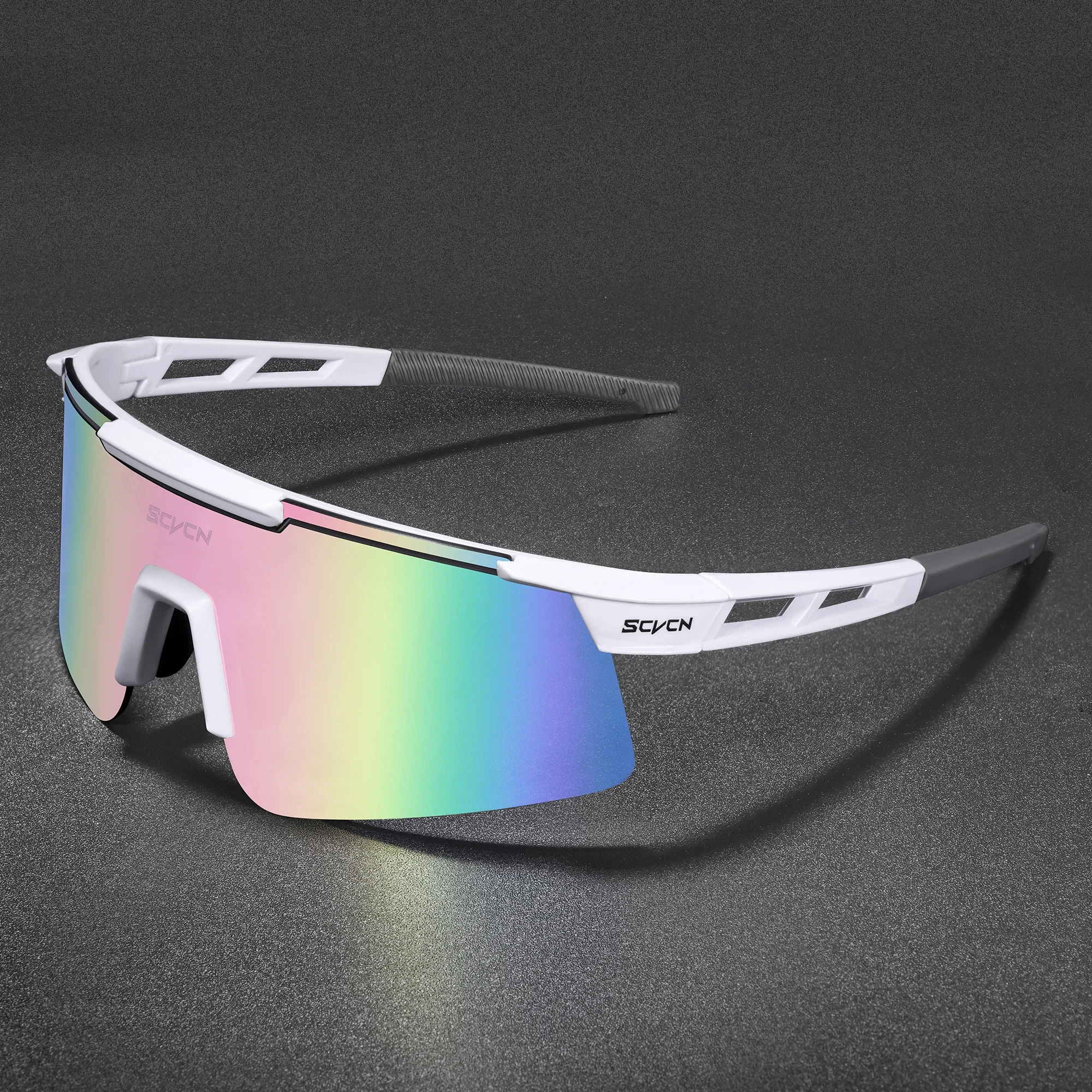 SCVCN UV400 Fietsbril Heren Dames MTB Racefiets Zonnebril Outdoor Wandelen Drive Running Zonnebril Mode Sportbril