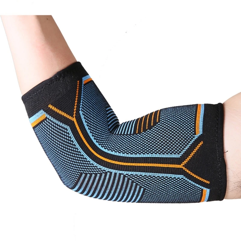 Elbow Compression Sleeve for Weightlifting, Breathable Elbow Brace Stretchy Golfer Elbow Support Tennis Elbow Support