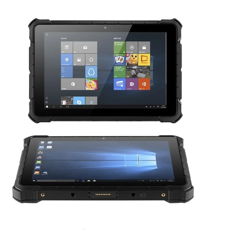 Tablet Intel 10.1 "IP67 Windows 10 Pro 6GB + 128GB Tablet Panel Industri Pc 1920*1200 Tablet Kasar Cetak Jari