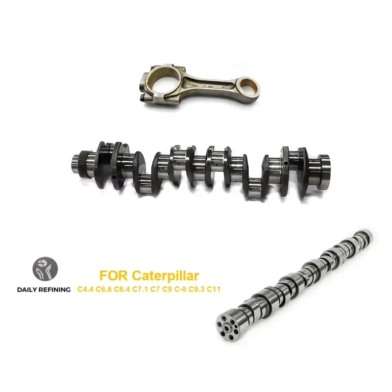 Forged Steel Camshaft Crankshaft Connecting Rod for C4.4 C6.6 C6.4 C7.1 C7 C9 C-9 C9.3 C11 Engine Spare Parts