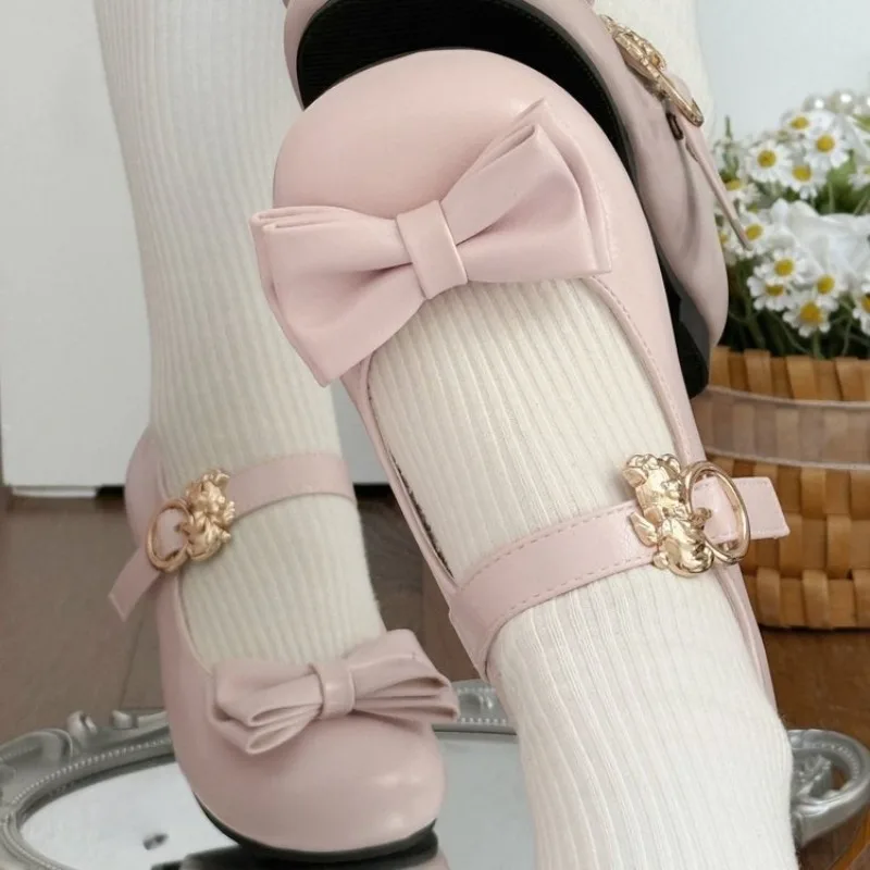 Women Flats Bow Decor Fashionable Shallow Mouth Ballet Shoes Classic Round Head Loafers Female Comfortable Soft Soled Sneakers