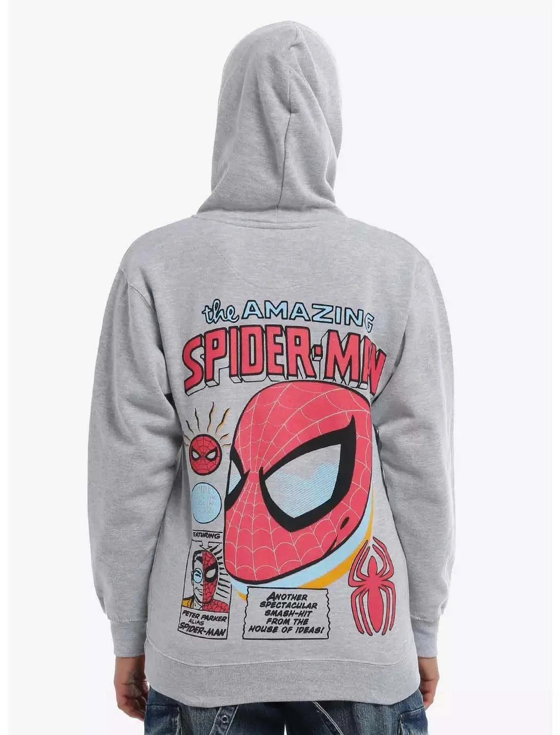 Disney Trend New Amazing Spider-Man Print Herbst und Winter Casual Unisex Pullover Sweatshirt Sweatshirt Loose Thermal Hoodie